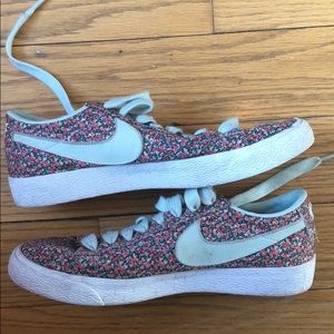 custom floral nikes